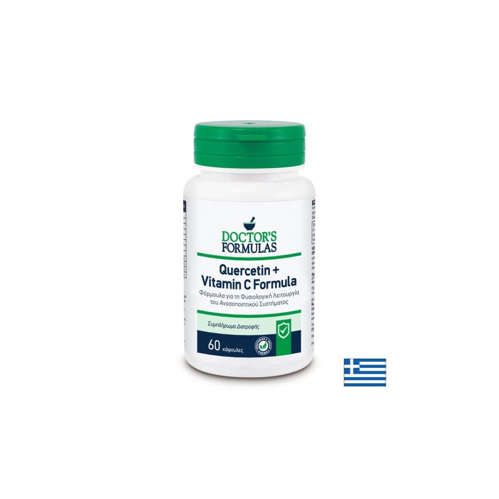 Кверцетин + Витамин С - Quercetin + Vitamin C Formula, 60 V капсули Doctor’s Formulas Кверцетин + Витамин С - Quercetin + Vitamin C Formula, 60 V капсули Doctor’s Formulas