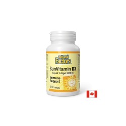 Витамин D3 - Силен имунитет, 1000 IU Natural Factors