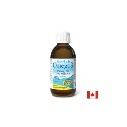 SeaRich Omega-3, 4500 mg (750 mg EPA 500 mg DHA) + витамин D3, 1000 IU, 200 ml Natural Factors