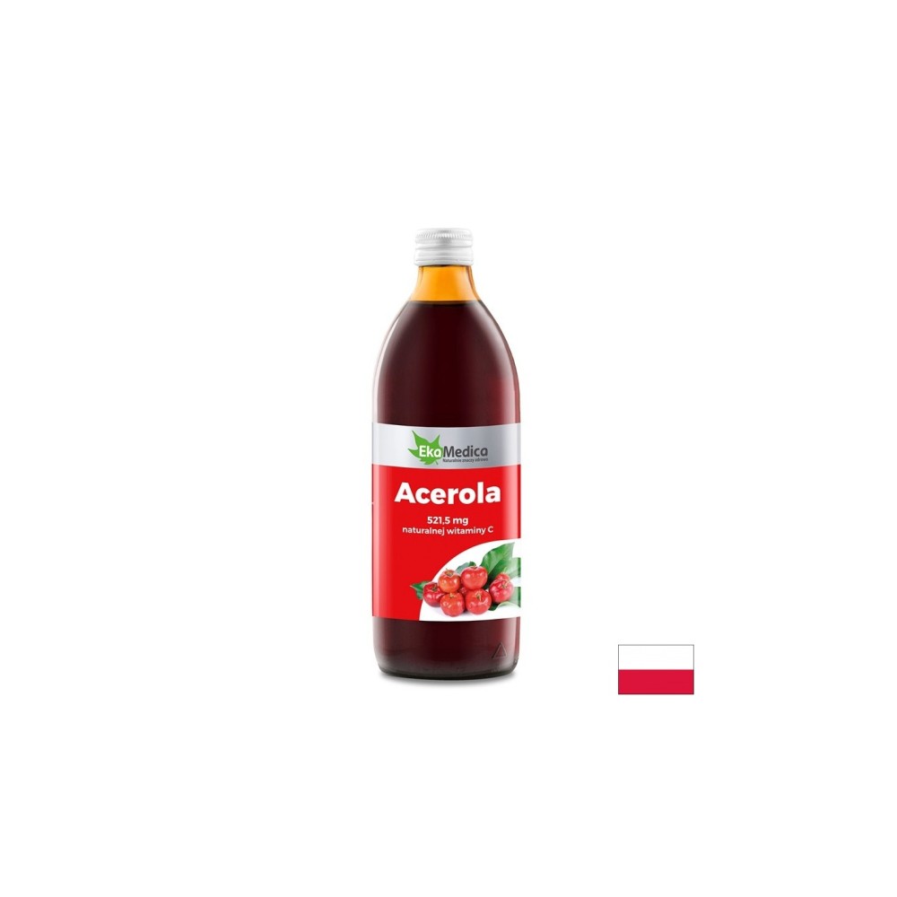 Имунитет - Ацерола (натурален витамин С), сироп 500 ml EkaMedica Имунитет - Ацерола (натурален витамин С), сироп 500 ml EkaMedica