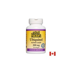 Ubiquinol Active CoQ10/ Убиквинол Активен Коензим 200 mg x 30 софтгел капсули Natural Factors