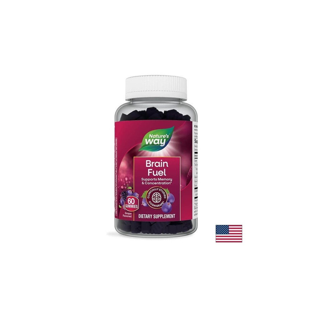 Формула за памет и концентрация - Brain Fuel, 60 желирани таблетки Формула за памет и концентрация - Brain Fuel, 60 желирани таблетки