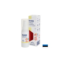 Кости, зъби и имунна защита - Витамин D3 400 IU, спрей за уста, 30 ml / 200 впръсквания Nordaid