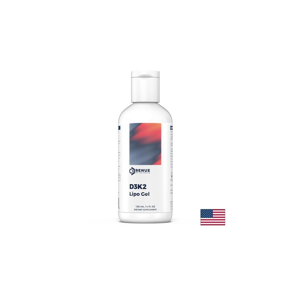 Кости и стави - Витамин D3 1250 IU + K2 100 µg (липозомен гел), 120 ml