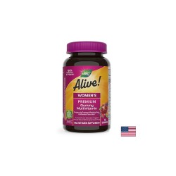 Alive! Women's Premium Gummies Multivitamin / Алайв! Премиум мултивитамини за жени, 75 желирани таблетки Nature’s Way