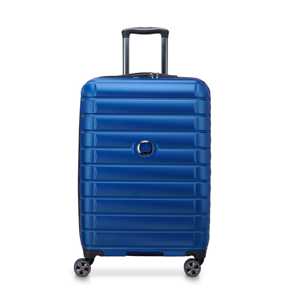 Delsey Shadow 5.0 Спинер на 4 колела 66 см. височина с разширение Син цвят Delsey Shadow 5.0 Спинер на 4 колела 66 см. височина с разширение Син цвят