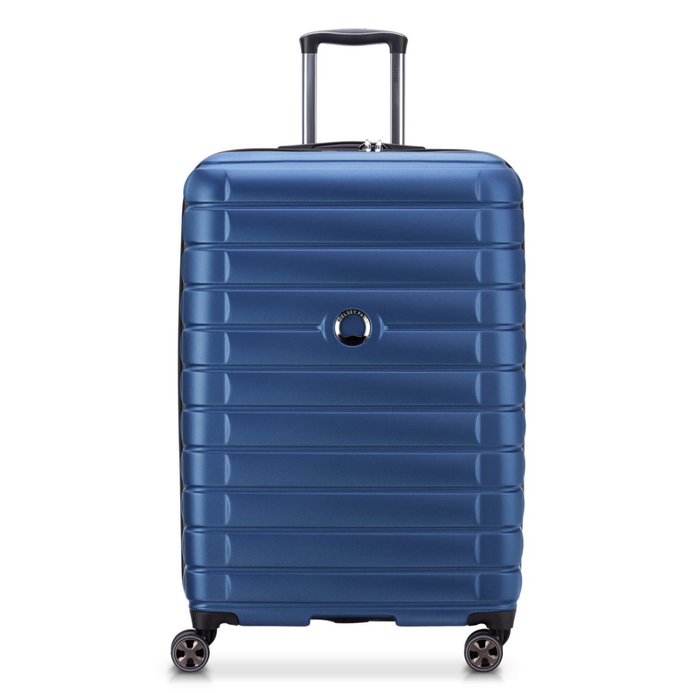 Delsey Shadow 5.0 Спинер на 4 колела 75 см. височина с разширение Син цвят Delsey Shadow 5.0 Спинер на 4 колела 75 см. височина с разширение Син цвят