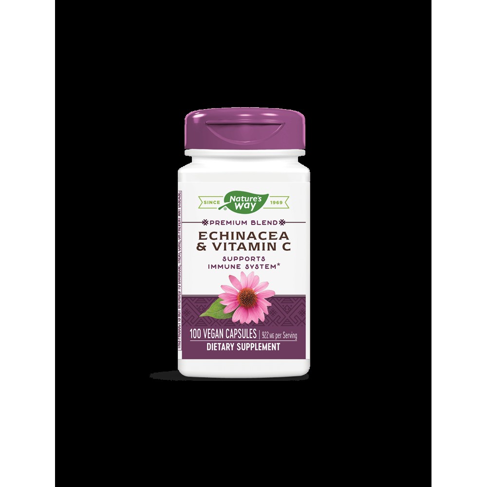 Echinacea & Vitamin C/ Ехинацея & Витамин C х 100 капсули Nature’s Way Echinacea & Vitamin C/ Ехинацея & Витамин C х 100 капсули Nature’s Way