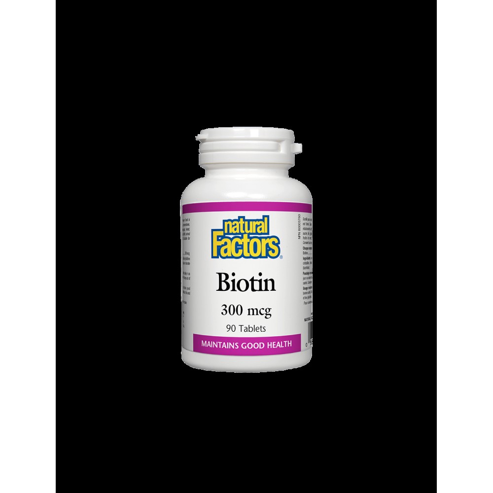 Biotin/ Биотин 300 mcg x 90 таблетки Natural Factors Biotin/ Биотин 300 mcg x 90 таблетки Natural Factors
