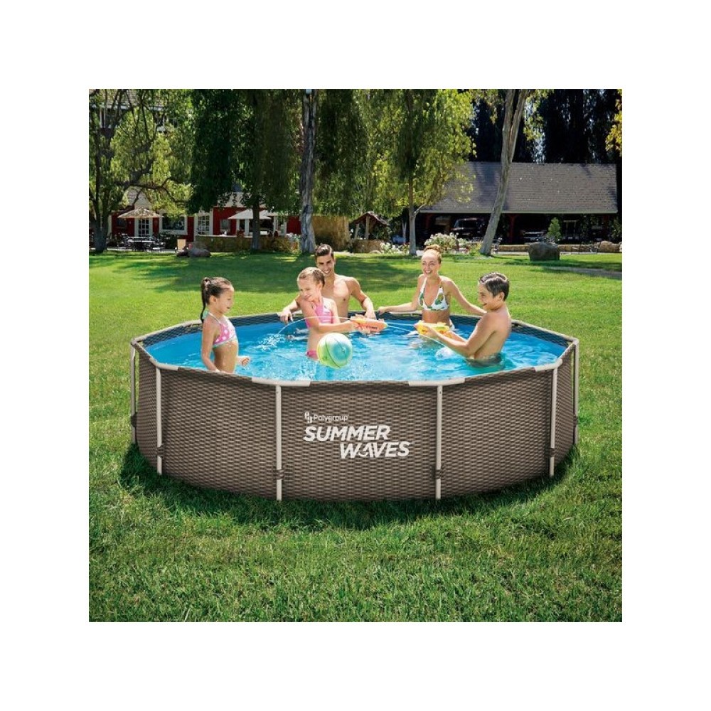 БАСЕЙН SUMMER WAVES METAL FRAME 305X76СМ. С МЕТАЛНА РАМКА И ФИЛТРИРАЩА ПОМПА БАСЕЙН SUMMER WAVES METAL FRAME 305X76СМ. С МЕТАЛНА РАМКА И ФИЛТРИРАЩА ПОМПА
