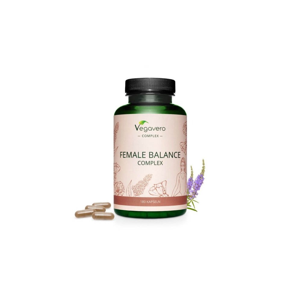 Female Balance Complex/ Формула за женско здраве, 180 капсули, 100% Vegan Vegavero Female Balance Complex/ Формула за женско здраве, 180 капсули, 100% Vegan Vegavero