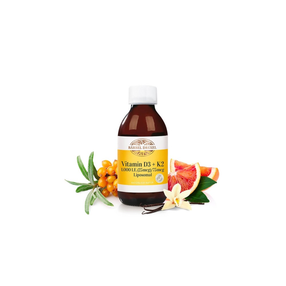Витамини D3 + K2 с висока абсорбция - За здравето на костите и сърцето, 150 ml