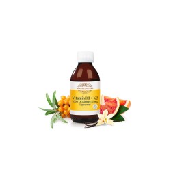 Витамини D3 + K2 с висока абсорбция - За здравето на костите и сърцето, 150 ml