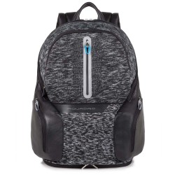 Раница за лаптоп 14" с LED светлини Piquadro BagMotic - Черна