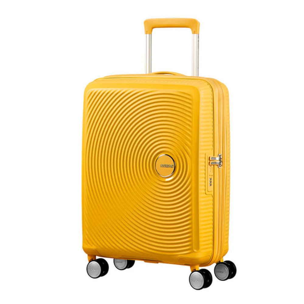 American Tourister куфар Soundbox 55 см - жълт American Tourister куфар Soundbox 55 см - жълт
