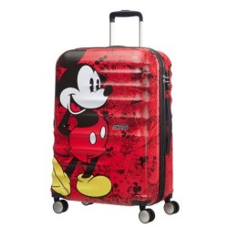American Tourister куфар Wavebreaker Mickey Comics 77 см - червен