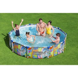 Сглобяем басейн Steel Pro 305x66см Bestway 56985