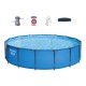 Сглобяем басейн Steel Pro Max 427x107см с помпа Bestway 56950