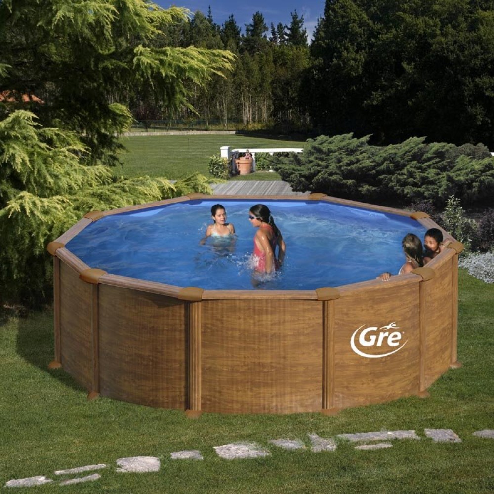 Кръгъл сглобяем басейн Gre Pacific 460х120cм KIT460W Кръгъл сглобяем басейн Gre Pacific 460х120cм KIT460W