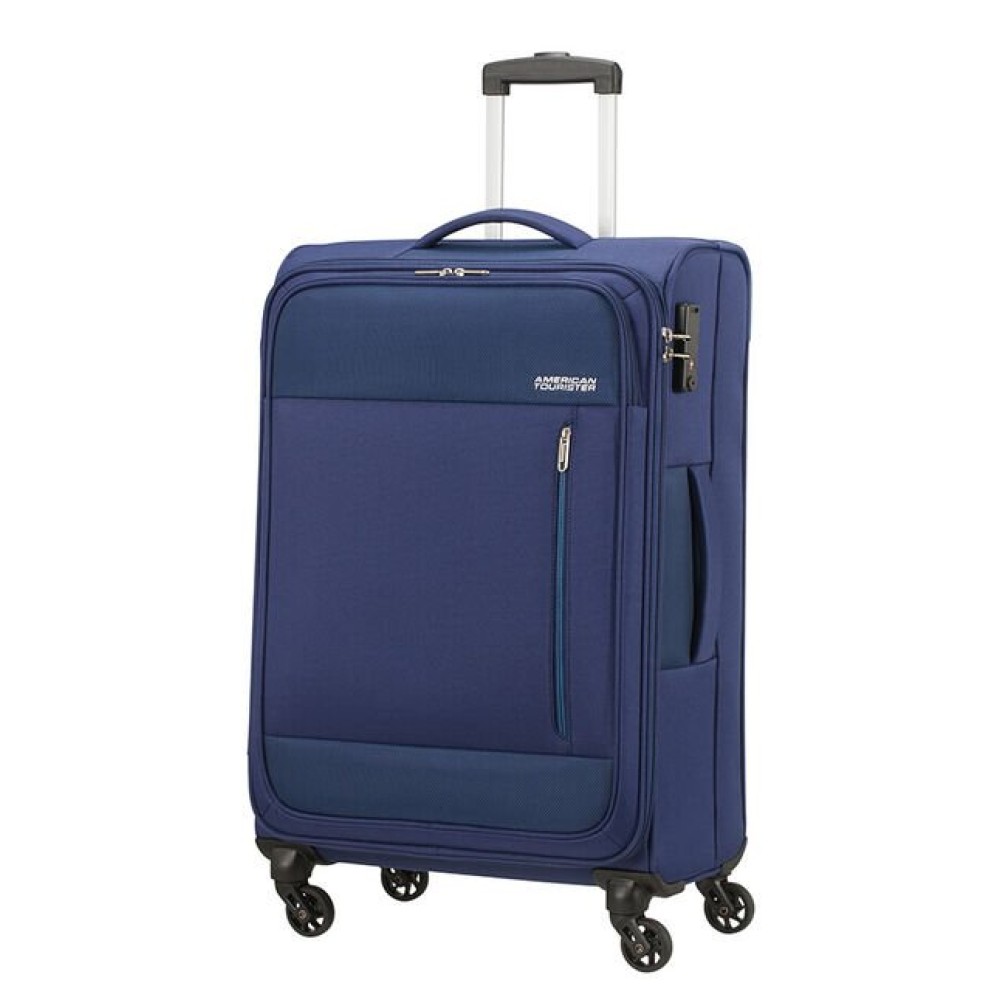 American Tourister спинер на 4 колела Heat Wave 68 см тъмно син цвят American Tourister спинер на 4 колела Heat Wave 68 см тъмно син цвят