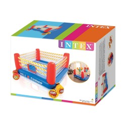 Детски надуваем батут Боксов ринг INTEX Jump-O-Lene, с 2 чифта надуваеми ръкавици