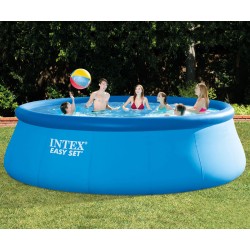 Надуваем басейн INTEX Easy Set, 457х122 см с филтърна помпа