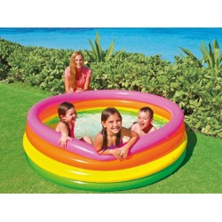 Надуваем басейн Еasy Set 168x46см 56441NP Intex