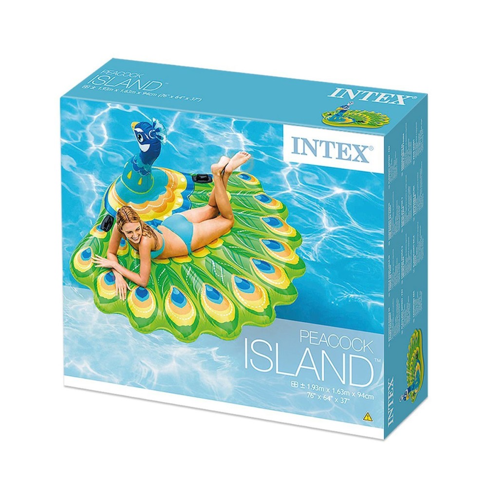 Надуваем остров Паун INTEX Надуваем остров Паун INTEX
