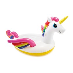 Надуваем остров Еднорог INTEX Mega Unicorn