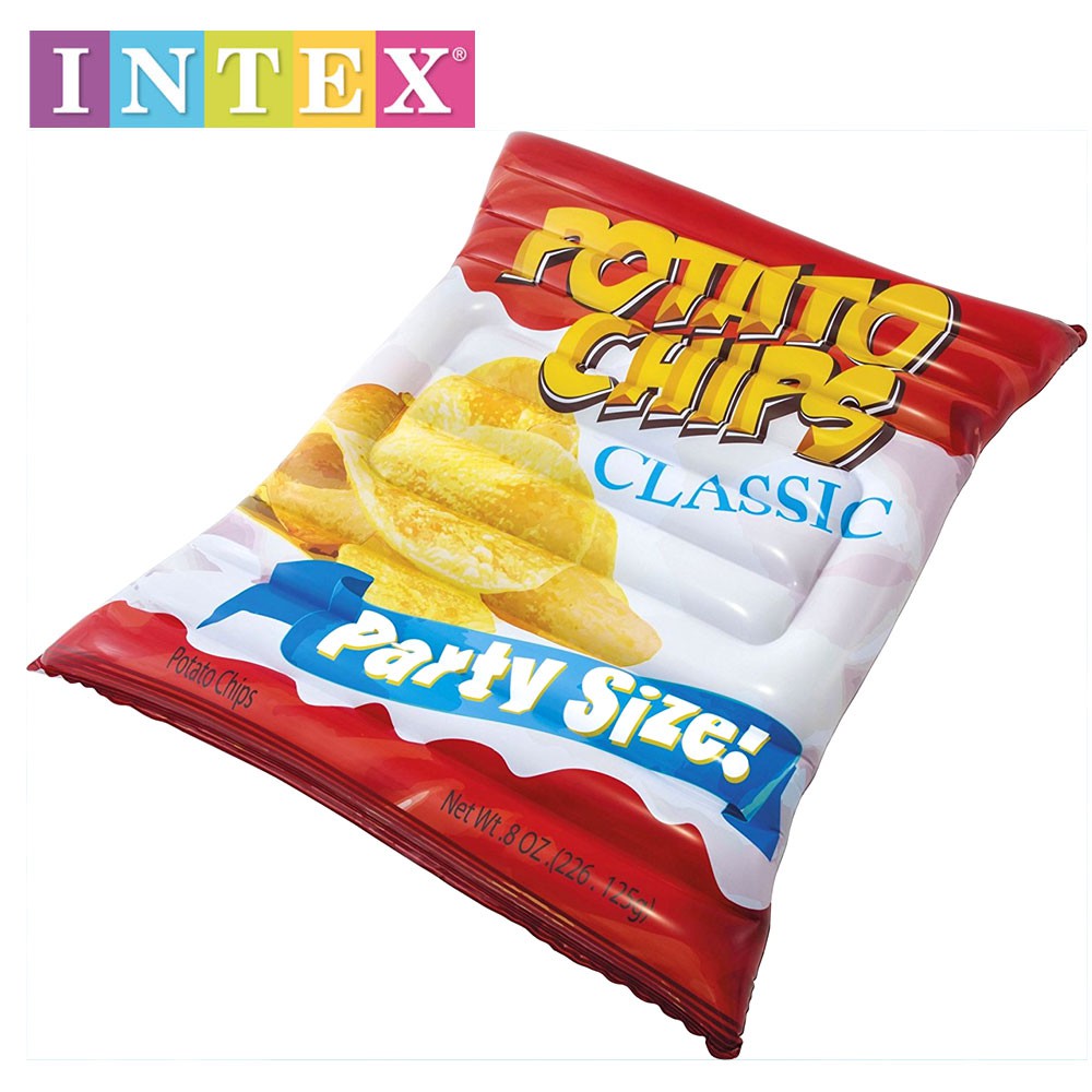 Надуваем дюшек Чипс INTEX