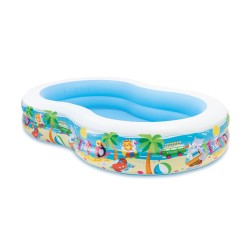Детски надуваем басейн с твърд борд PARADISE 262Х160Х46см 56490NP Intex