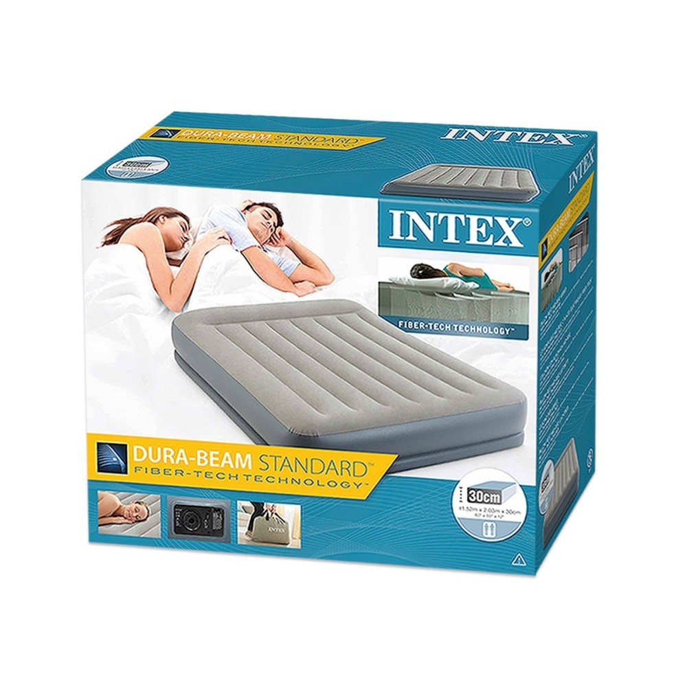 Надуваем матрак с вградена помпа INTEX Pillow Rest Queen Надуваем матрак с вградена помпа INTEX Pillow Rest Queen