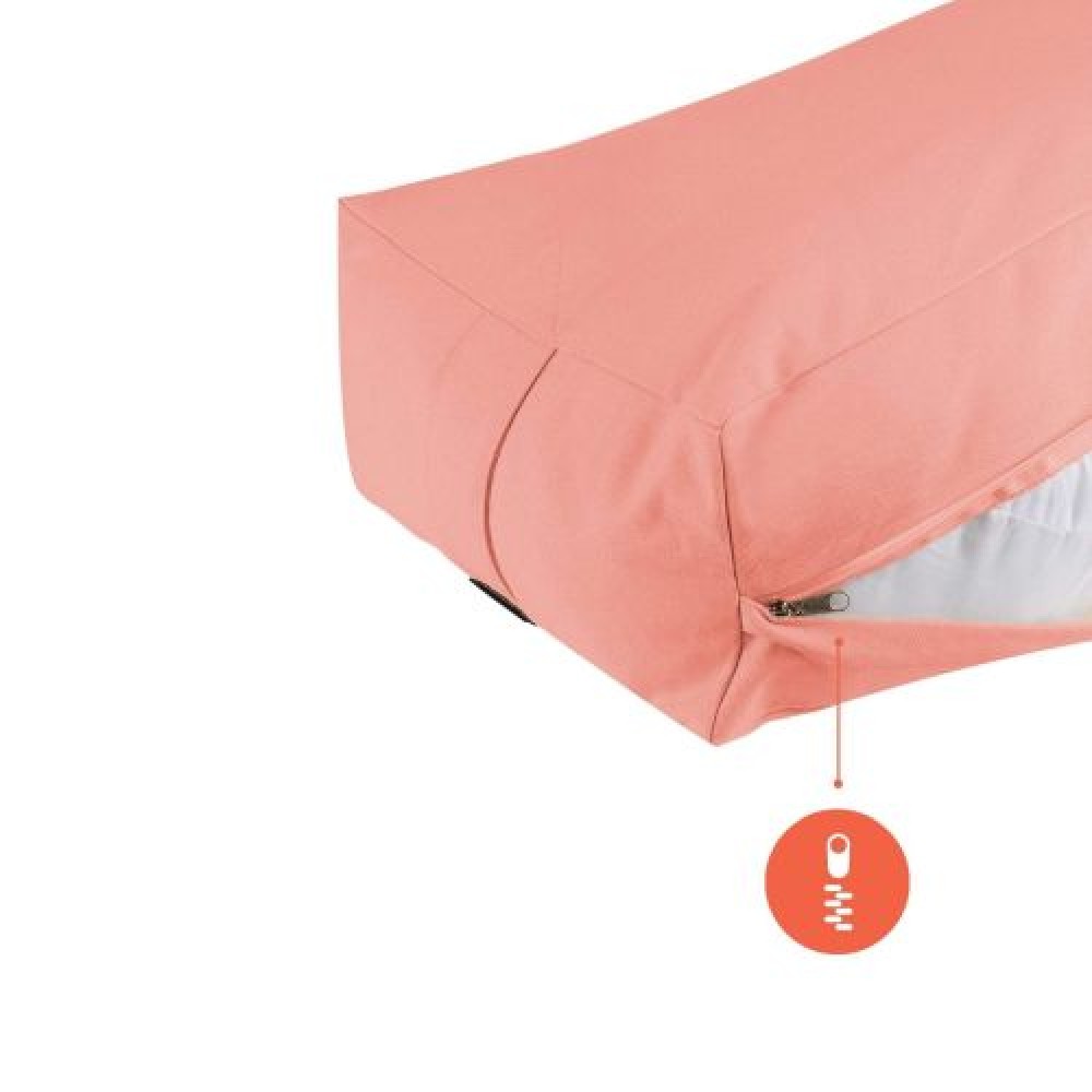 Йога, болстер, правоъгълен, възглавница, MAXIMA, Розов