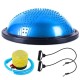 полутопка, за, баланс, BOSU, BALL, с, твърда, основа, и, ластици, син полутопка, за, баланс, BOSU, BALL, с, твърда, основа, и, ластици, син