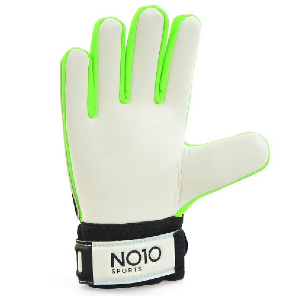 Вратарски ръкавици детски NO10 Club Green, Negative cut, Размер 6, 40051103 Вратарски ръкавици детски NO10 Club Green, Negative cut, Размер 6, 40051103