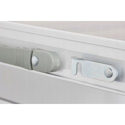 Сгъваема маса за къмпинг MAXIMA, С 4 стола и отвор за чадър, Кафява 60021002
