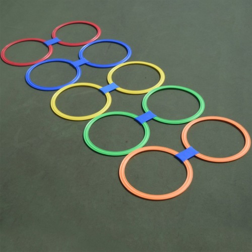 Колективна,игра,Дама,Туистър,с,10,плоски,ринга,и,10,конекторa