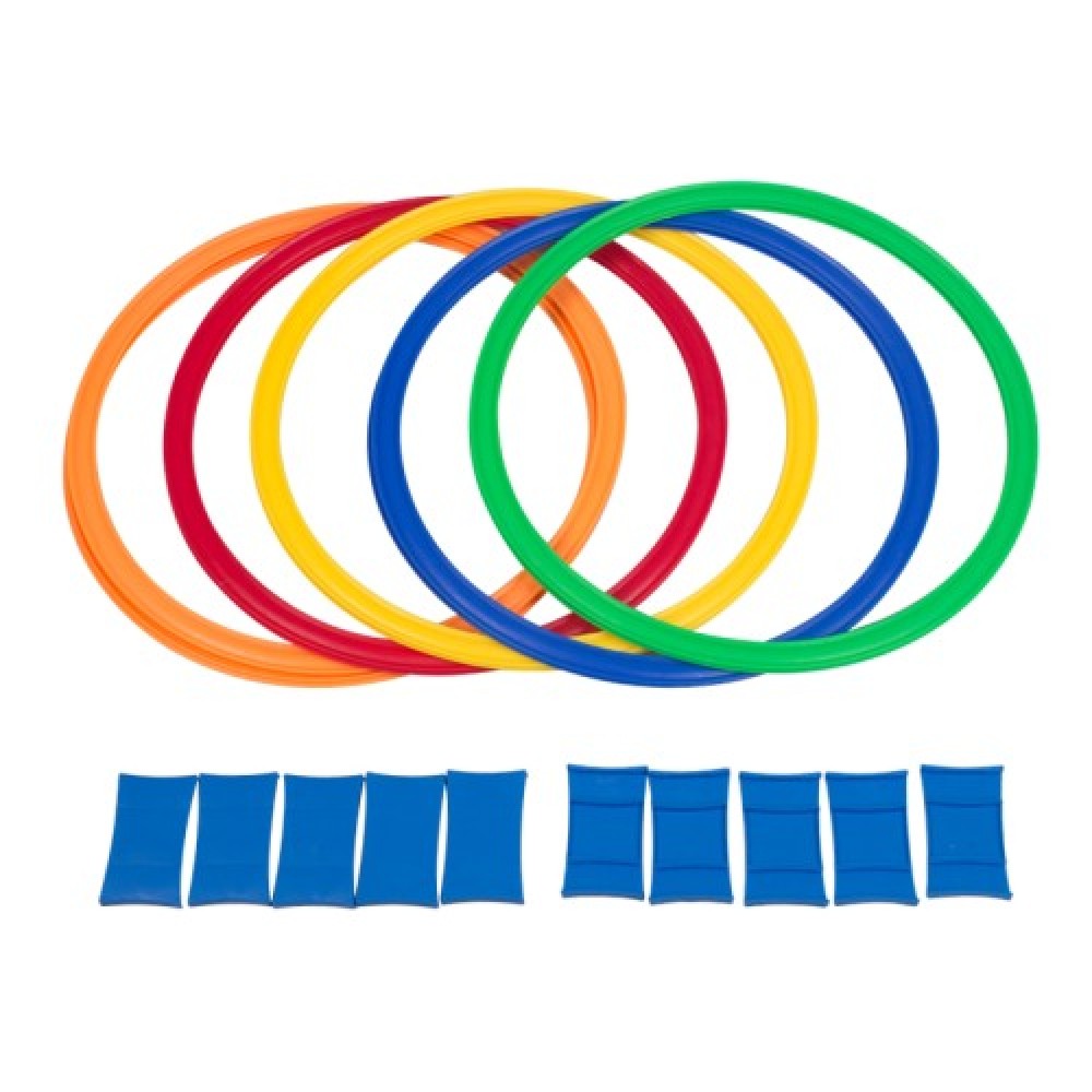 Колективна,игра,Дама,Туистър,с,10,плоски,ринга,и,10,конекторa