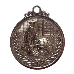 Медал футбол, 4 см, Сребърен OOO17802