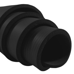 Постелка за гимнастика 182x60x1см, изработена от NBR - Черен