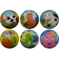 Детска,топка,от,мека,пяна,6,см,,с,картинки