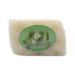 Масажна гъба с глицеринов сапун "Melitis Beauty Rose“ с аромат на липов цвят 75 g