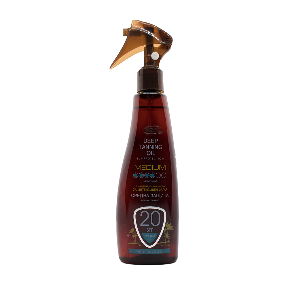 Масло за интензивен загар “Melitis” SPF20 200 ml Масло за интензивен загар “Melitis” SPF20 200 ml