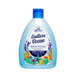 Пяна за вана “Melitis Endless Ocean” с натурално масло от лавандула и млечен протеин 300 ml