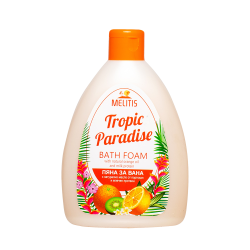 Пяна за вана “Melitis Tropic Paradise” с натурално масло от портокал и млечен протеин 300 ml