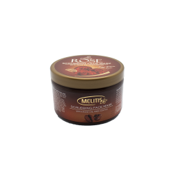 Скраб за лице "Melitis Beauty Rose" с розово масло и кафе 100 ml