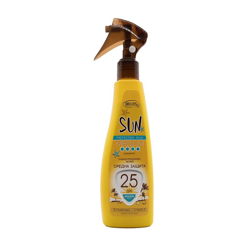 Слънцезащитен спрей “Melitis” SPF25 200 ml Слънцезащитен спрей “Melitis” SPF25 200 ml