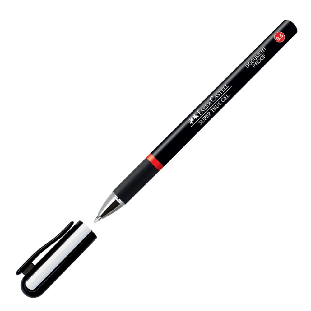 Faber-Castell Ролер Super True, 0.5 mm, червен Faber-Castell Ролер Super True, 0.5 mm, червен