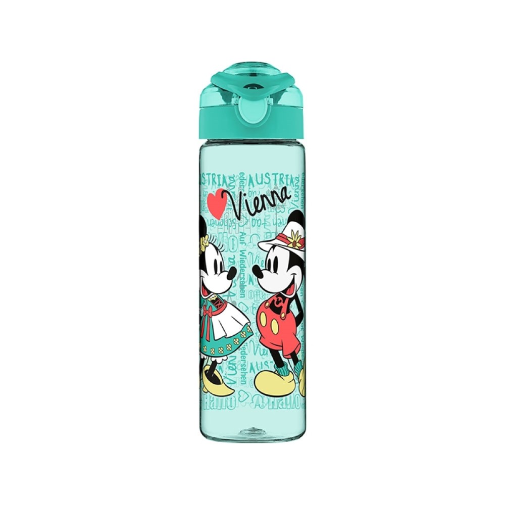 Disney Бутилка за пътуване Виена, 630 ml, зелена