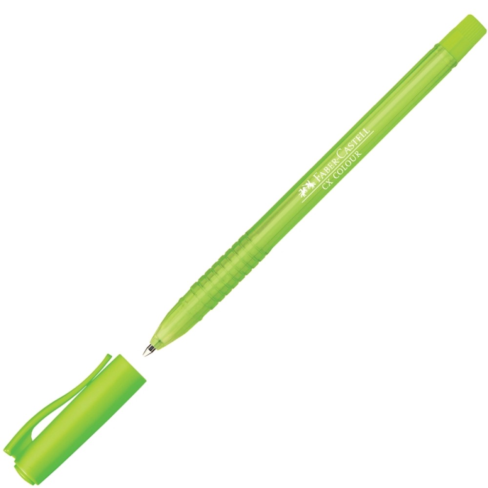 Faber-Castell Ролер CX, 1.0 mm, светлозелен Faber-Castell Ролер CX, 1.0 mm, светлозелен